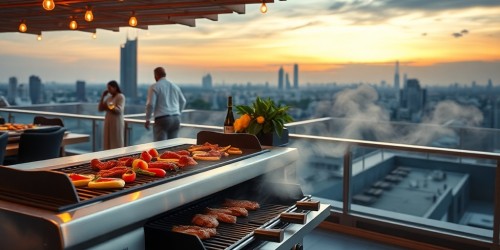 Ambientes corporativos incríveis com menu inspirado na parrilla