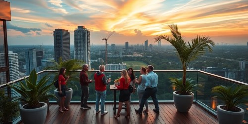 Ambientes que inspiram celebração e conexão entre colegas de trabalho