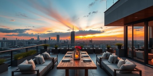 Lugares para comemorar aniversário com vista panorâmica