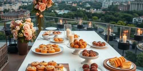 Buffet festa de 15 anos com cardápio personalizado