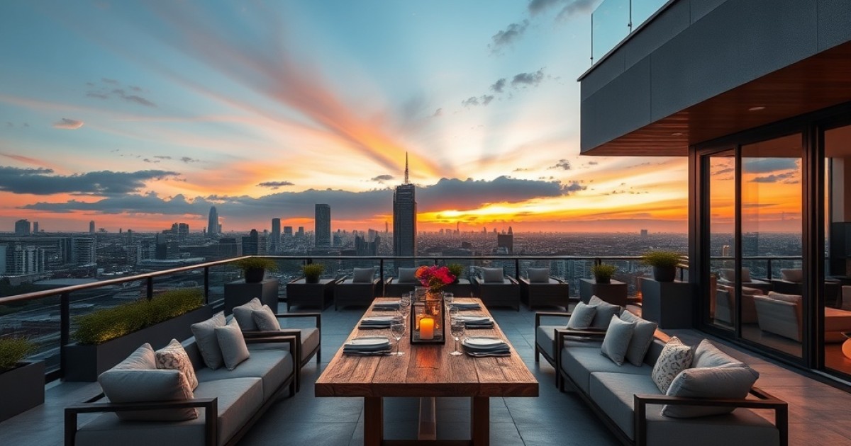 Lugares para comemorar aniversário com vista panorâmica