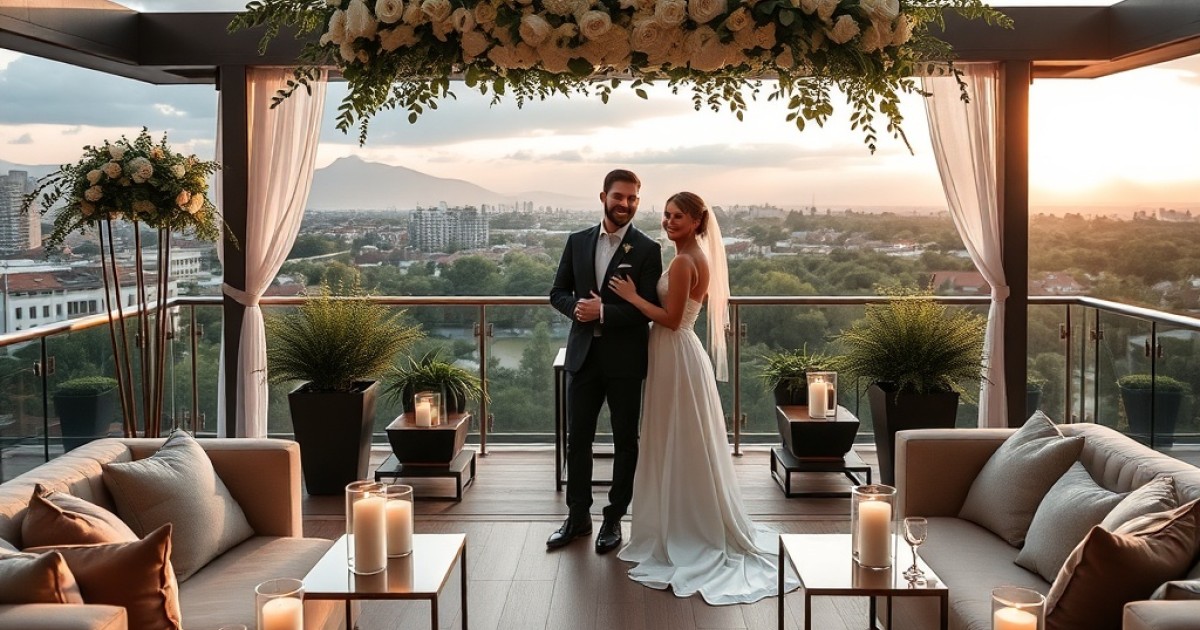 Casamento em espaço urbano: o equilíbrio perfeito entre sofisticação e conforto