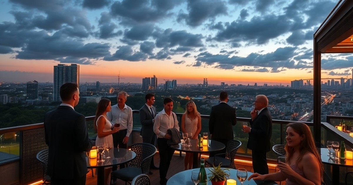 Como organizar sua comemoração em um espaço rooftop para festa de aniversário