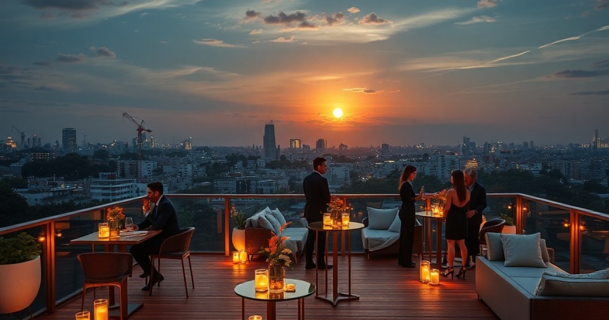 Por que um espaço rooftop para festa de aniversário torna o evento inesquecível