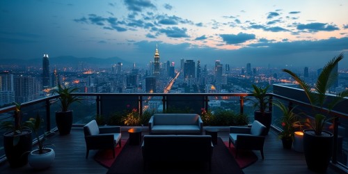 Evento corporativo híbrido no rooftop: tecnologia, roteiro e experiência sem falhas