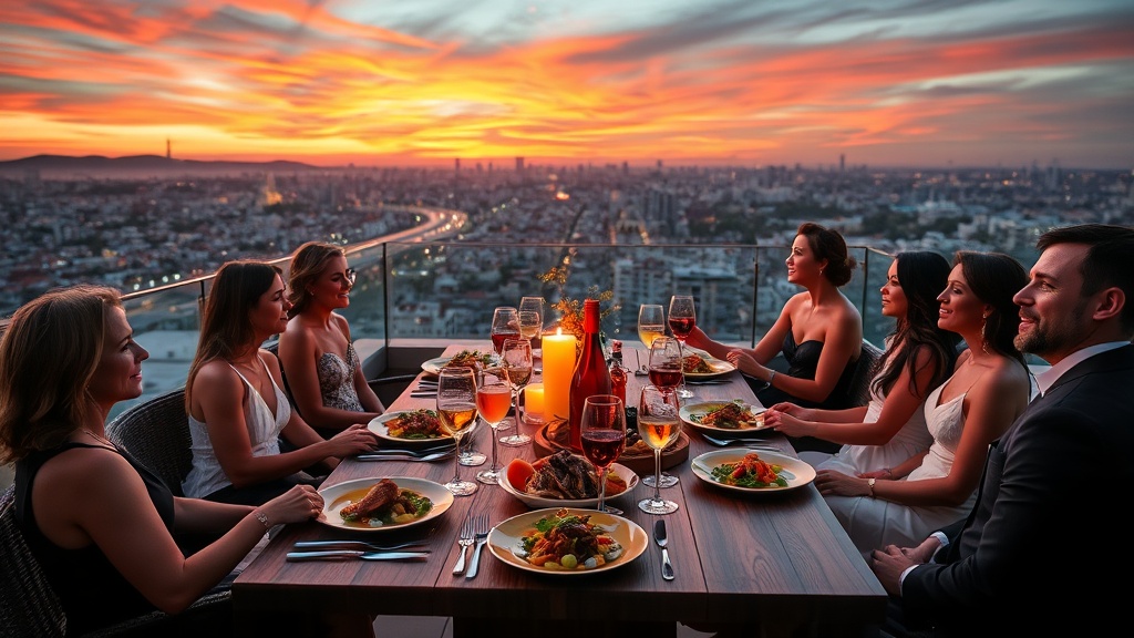Um aniversário nas alturas: o que faz um rooftop encantar