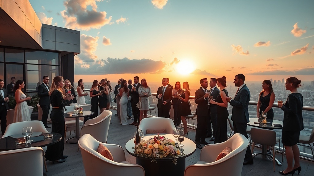 Tendências que estão transformando casamentos em rooftops