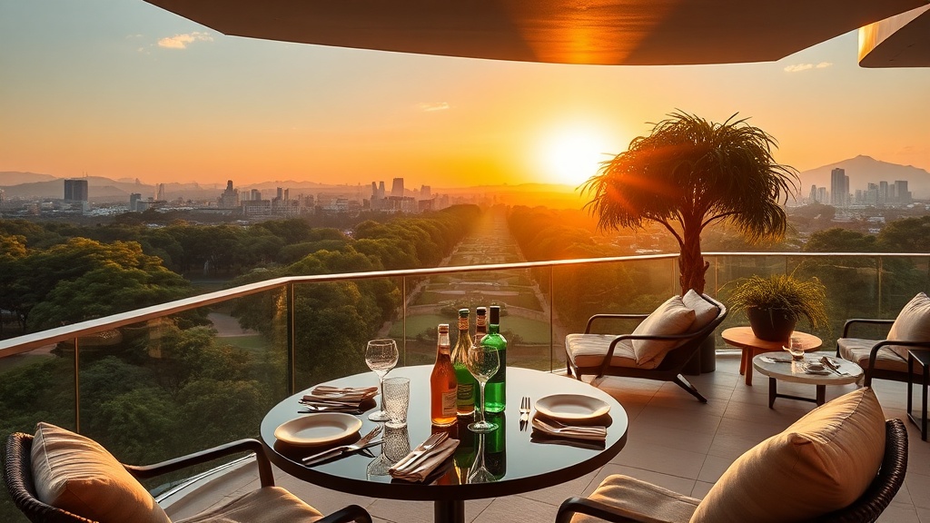 Celebrar nas alturas: o cenário que transforma qualquer comemoração