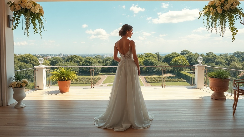 O encanto de uma debutante ao ar livre