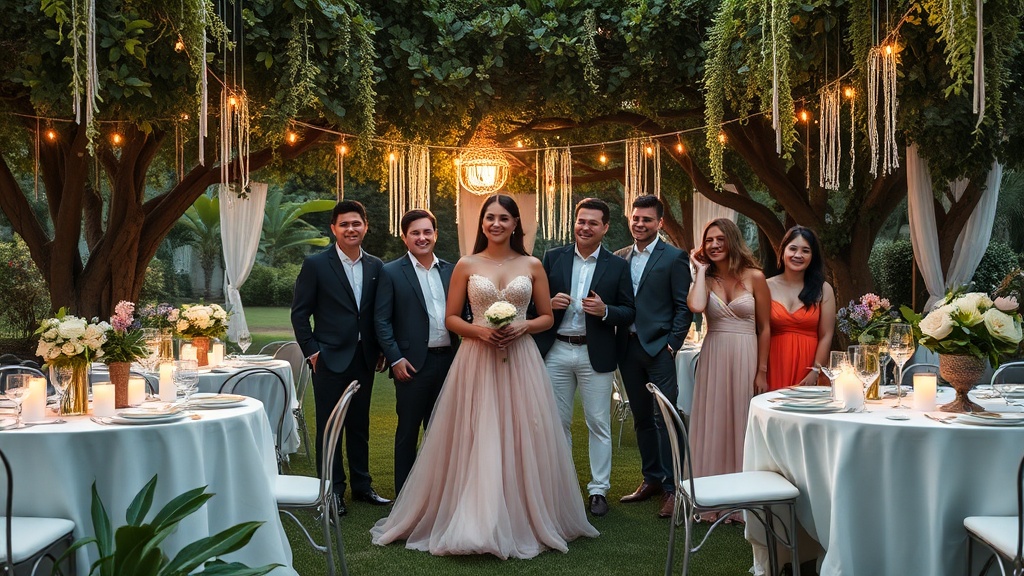 Tendências que brilham nas festas de 15 anos a céu aberto