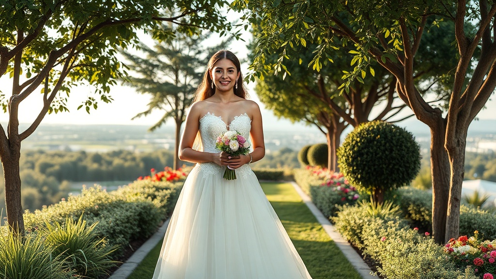 O encanto da debutante ao ar livre