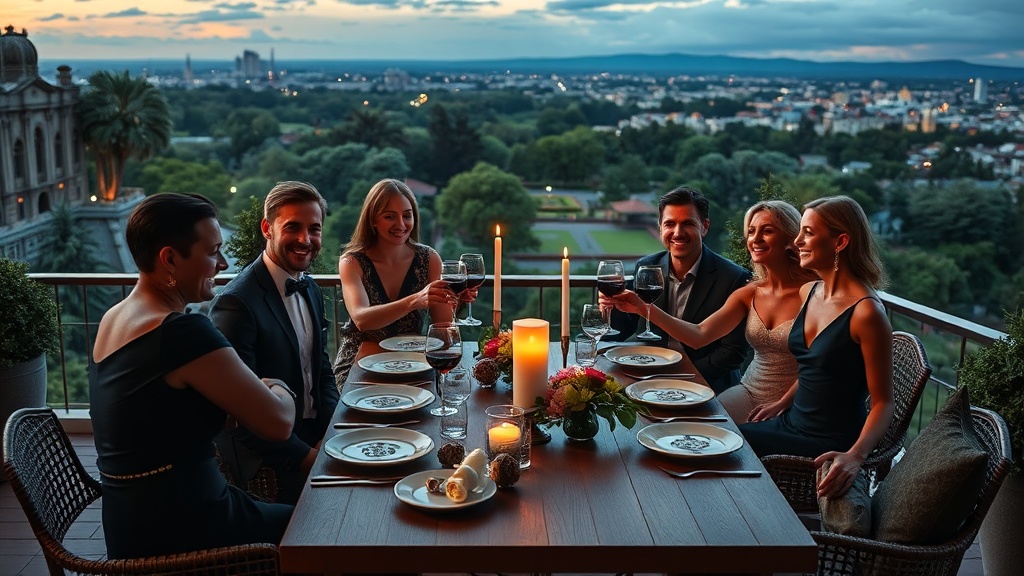 Um brinde aos 50: o cenário ideal para celebrar