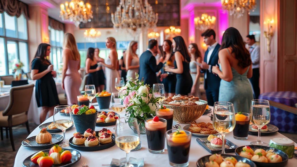 Gastronomia e experiência: o coração da festa de 15 anos