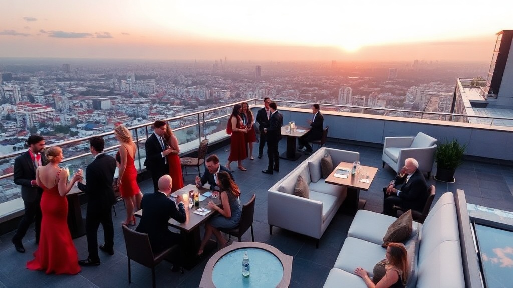 Como transformar seu evento em experiência com conforto, vista e gastronomia de alto nível