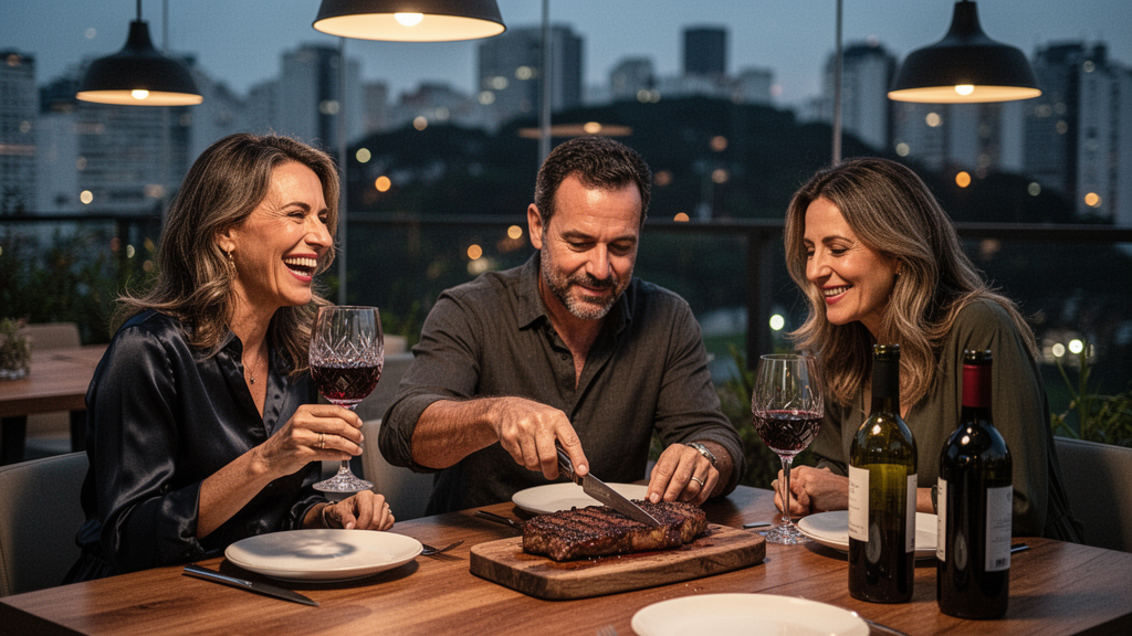 Por que escolher parrilla e vinho para comemorar seu aniversário em SP