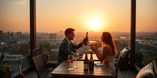 Restaurantes com carta de vinho para aniversário