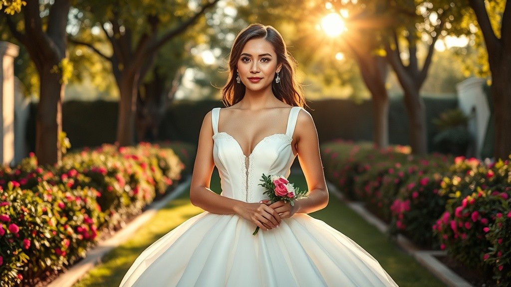 O encanto da debutante ao ar livre